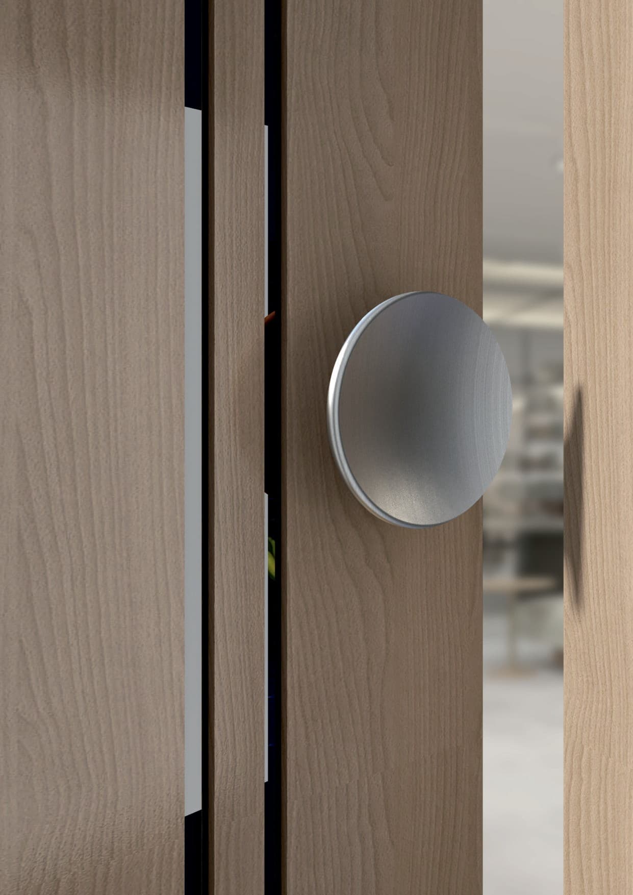 Lever handle in PVD finish